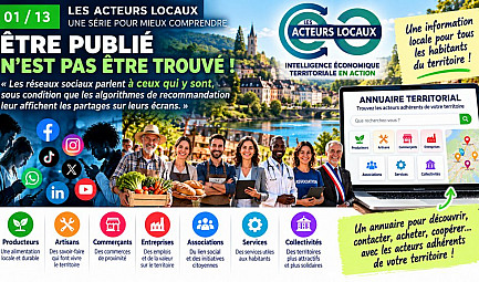  Acteurs-Locaux Épisode 1/13  -  ÊTRE PUBLIÉ N'EST PAS ÊTRE TROUVÉ 