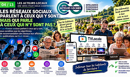 Acteurs-Locaux Épisode 4/13 -  LES RÉSEAUX SOCIAUX PARLENT À CEUX QUI Y SONT. MAIS QUI PARLE À CEUX QUI ..
