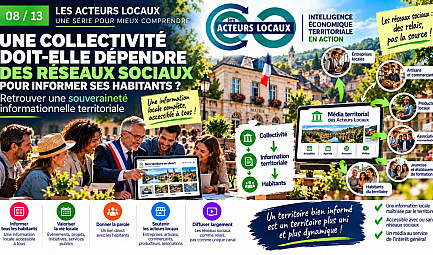 Acteurs-Locaux Épisode 8/13 - UNE COLLECTIVITÉ DOIT-ELLE DÉPENDRE DES RÉSEAUX SOCIAUX POUR INFORMER SES ..