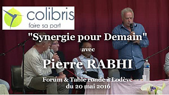 Pierre RABHI avec les Colibris Coeur d'Hérault  à Lodève