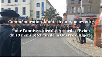 Montech: Commémoration 55ème anniversaire de la Fin de la Guerre d'Algérie 