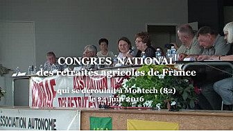 Congrès National des Retraités Agricoles ANRAF à #Montech qui revendiquent 75% du SMIC pour les hommes et également pour les femmes 
