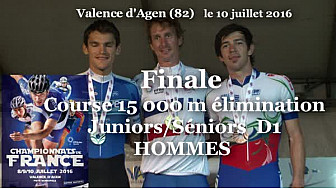 Alexis CONTIN Champion de France Roller Piste 2016 au 10 000m Elimination @FFRollerSports #TvLocale_fr #TarnEtGaronne @Occitanie
