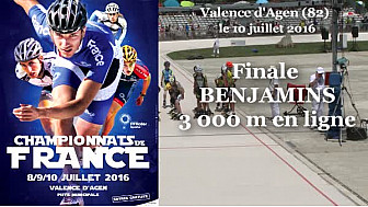 Championnat de France Roller Piste 2016: Finale Benjamins 3 000m  @FFRollerSports #TvLocale_fr #TarnEtGaronne @Occitanie