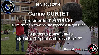 AP-HP Oncologie Garches :  Carine CURTET d'Amétist explique POURQUOI PAS Ambroise Paré