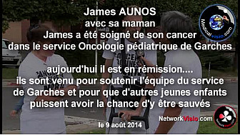 AP-HP Oncologie Garches : Témoignage de James AUNOS en rémission de son Cancer à Garches le 9 aout 2014