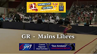 GyMnastique Rythmique Mains Libres de l'équipe #MidiPyrénées au Championnat de France Intercomités de Ponts de Cé @ffgymnastique #TvLocale_fr