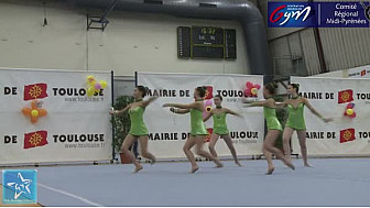 Gymnastique GR Trophée Zone DC4 Cad/Jun/Sen : l'ensemble de l'Etoile Gymnique de Colomiers se classe troisième