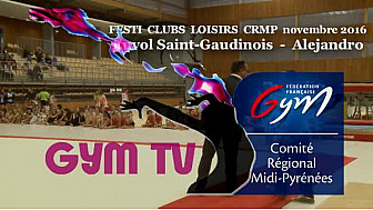 Gymnastique L'Envol Saint-Gaudinois au FESTI CLUBS LOISIRS du 19 novembre 2016 avec Alejandro