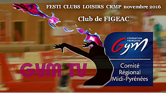 Gymnastique: prestation du club de FIGEAC au Festi Clubs Loisirs du 19 novembre à la MAG de #Colomiers