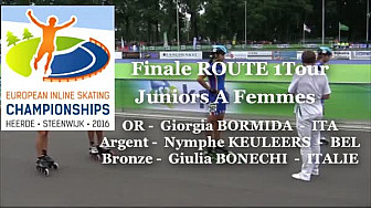 Finale Championnat d'Europe Roller Route 1 Tour: Juniors A Femmes à Heerde - Pays-Bas @FFRollerSports #TvLocale_fr