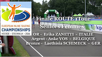Erika ZANETTI - ITA Championne d'EUROPE 2016  Roller Route 1 tour à Heerde aux Pays-Bas