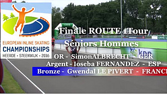 Gwendal LE PIVERT Médaillé BRONZE  Roller Route 1 Tour Séniors Hommes à Heerde - Pays-Bas @FFRollerSports #TvLocale_fr