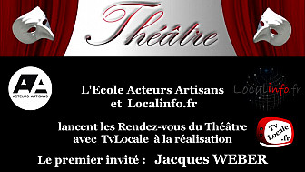 Itw de Jacques WEBER et Franck CABOT-DAVID annonçant la première émission Rendez-vous du Théâtre sur TvLocale