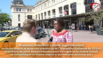 Election Présidentielle Tchadienne 2016: Bourkou Louise Ngaradoumri exilée politique en France depuis 17 ans rejoint son Pays