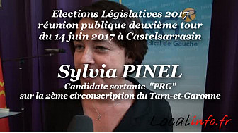 Meeting d'entre deux tours de Sylvia PINEL candidate sortante en Tarn-et-Garonne sur la 2ème circonscription @SylviaPinel @JMBaylet