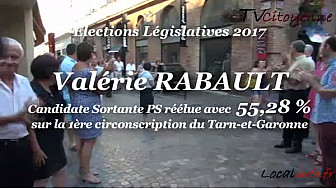 Valérie RABAULT réélue Députée sur la 1ère circonscription du Tarn-et-Garonne avec 55,28% @Valerie_Rabault @tvcitoyenne #TarnEtGaronne #Législatives2017