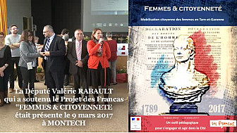 Valérie RABAULT Députée du Tarn-et-Garonne a soutenu le projet des Francas 