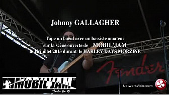 MOBIL'JAM :  le grand Johnny GALLAGHER a tapé le boeuf à Morzine 2013