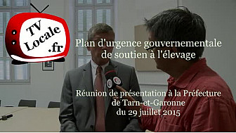 Crise Agricole: Plan d'Urgence Gouvernemental de Soutien à l'Elevage en Tarn-et-Garonne sur #TvLocale_fr 