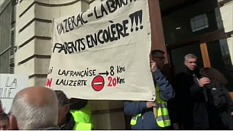 Les Parents d'Elèves et les élus s'opposent à la Carte Scolaire qui touche les communes de Vazerac et Labarthe en Tarn-et-Garonne