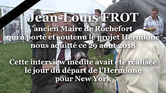 Jean-Louis Frot ancien Maire de Rochefort à l'initiative du grand projet de l'Hermione est décédé ce 29 aout 2018 @LHERMIONE_SHIP @AsselinFasselin #Smartrezo