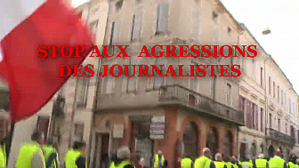 Les Gilets Jaunes de Montauban le 1 décembre 2018: Stop aux Agressions des Journalistes ... quand une dizaine de personnes détruisent le mouvement citoyen de 2 000 personnes