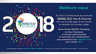 Cérémonie des Vœux 2018 aux collaborateurs de la Communauté de Communes GRAND-SUD Tarn & Garonne @tarnetgaronne_CG