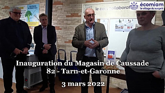 TV Locale Tarn-et-Garonne - Daniel SAUVAGET Président d'Ecomiam a inauguré le nouveau magasin de Caussade en Tarn-et-Garonne - @Occitanie