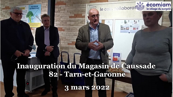 TV Locale Tarn-et-Garonne - Daniel SAUVAGET Président d'Ecomiam a inauguré le nouveau magasin de C