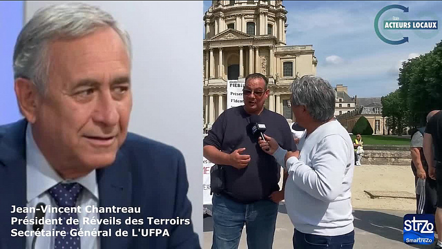 TvLocale des Acteurs Locaux Paris - David Le Quintrec président de l'Union Française des Pêcheurs Artisans à la Mobilisation de Paris le 2 mai 2026