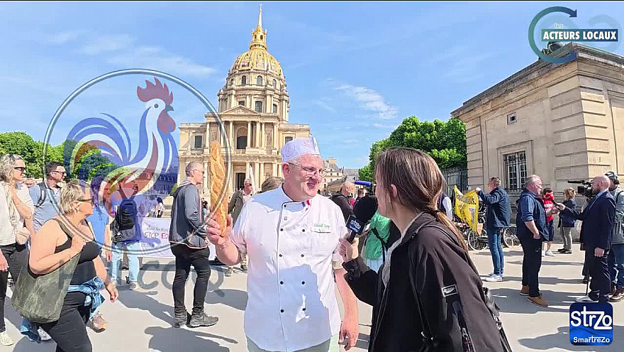 TvLocale des Acteurs Locaux Paris - David FEVRE président de CACF Collectif des Artisans et Commerçants de France à la Mobilisation de Paris le 2 mai 2026