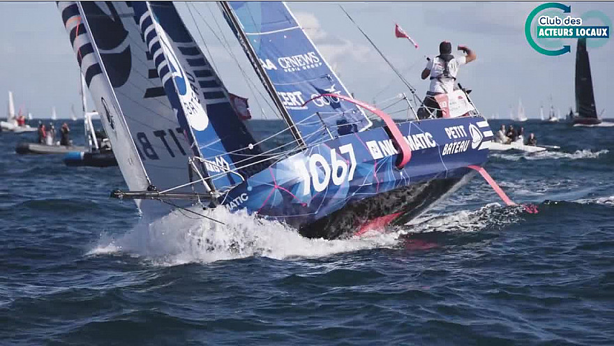 Acteurs Locaux Vendée - Ce 21 septembre avait lieu le départ au Sables d'Olonne de La 25e édition de 'La Boulangère Mini Transat' 