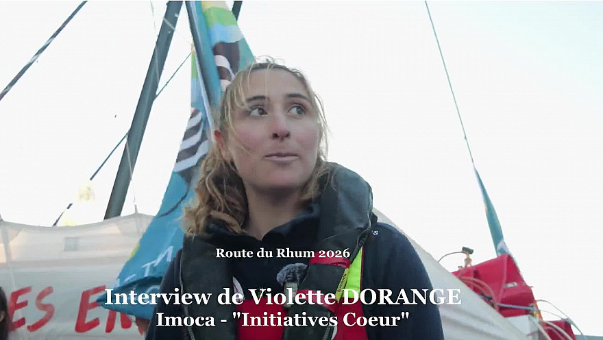 Acteurs Locaux de Saint-Malo - Violette DORANGE sur l'Imoca 'Initiative Coeur' pour sa première Route du Rhum 2026