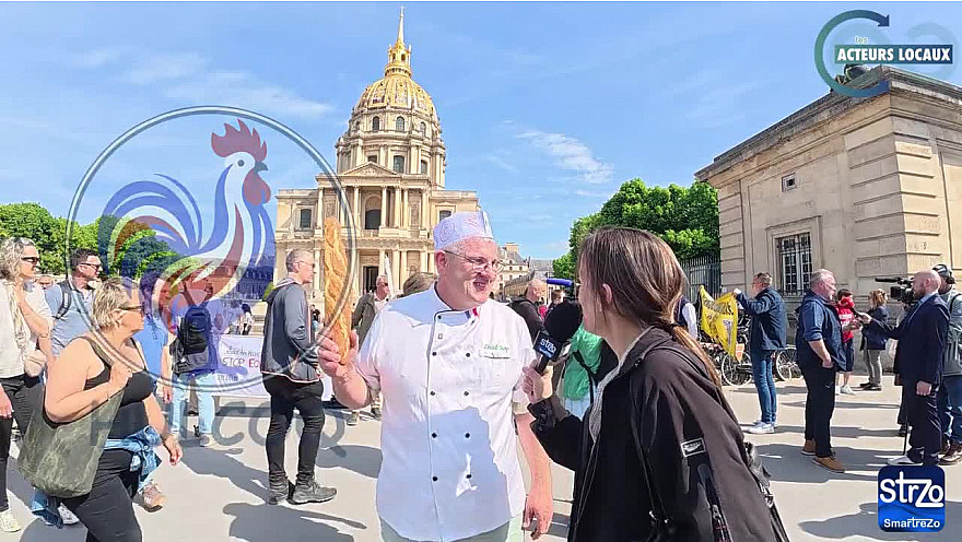 TvLocale des Acteurs Locaux Paris - David FEVRE président de CACF Collectif des Artisans et Commerçants de France à la Mobilisation de Paris le 2 mai 2026