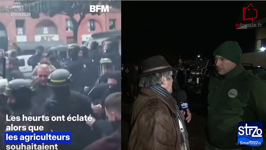 TvLocale Tarn-et-Garonne - Les Tracteurs de la FDSEA et des Jeunes Agriculteurs du Tarn-et-Garonne de nouveau dans Montauban